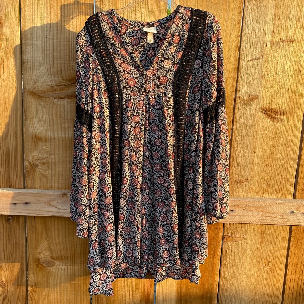 Flower Print Dress